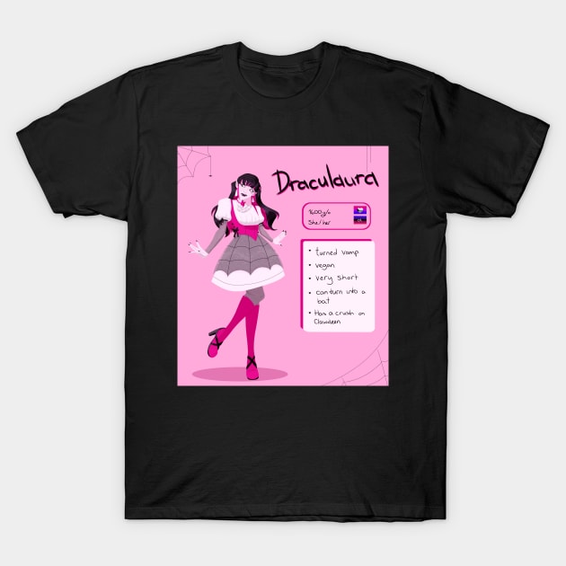 Draculaura T-Shirt by Cabbaged-Coffee